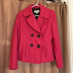 Adorable Pink Peacoat — Merona